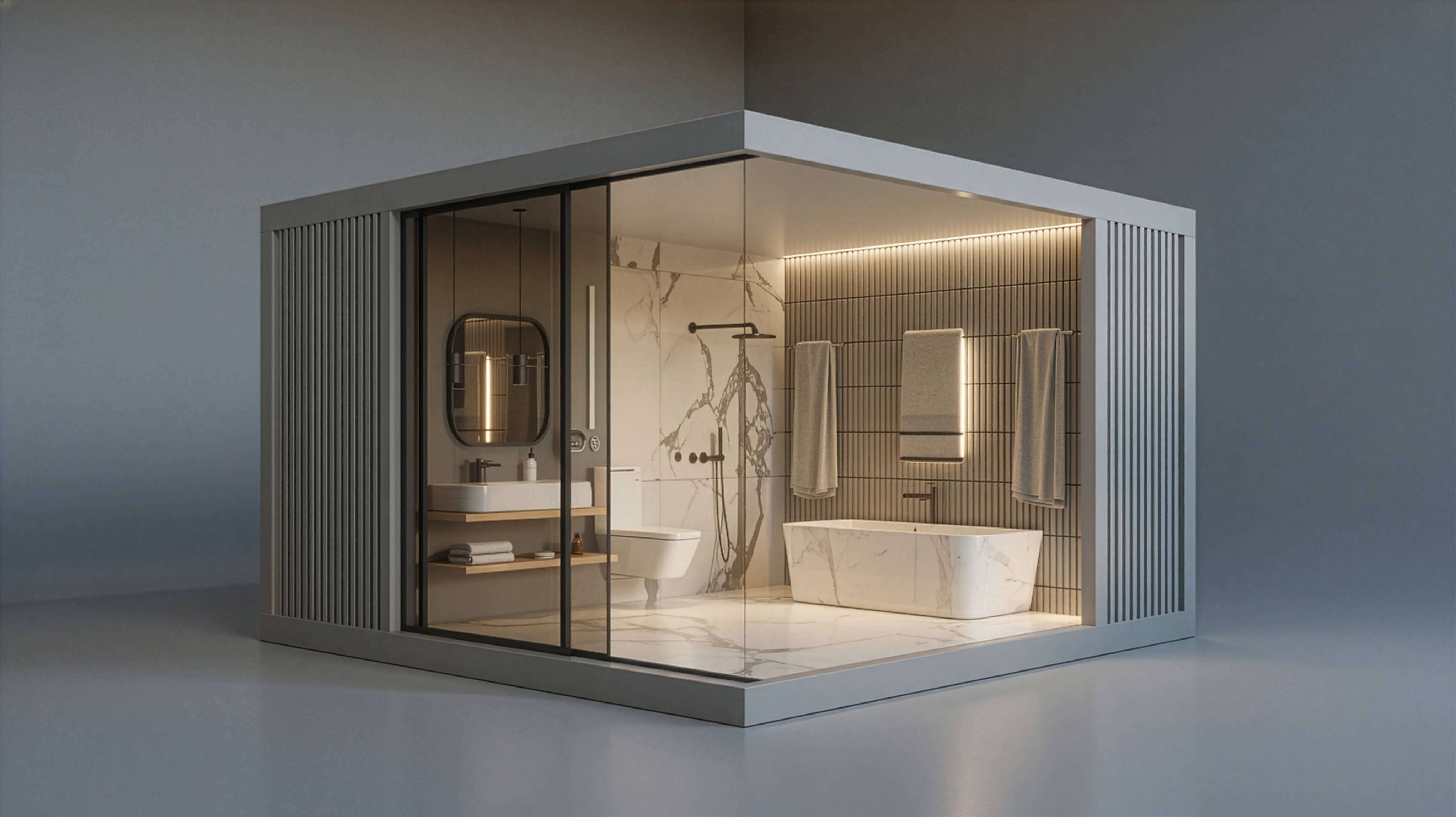 Bagni prefabbricato - Finiture sartoriali e design su misura - SDB Sarti di Bagni - Mantova