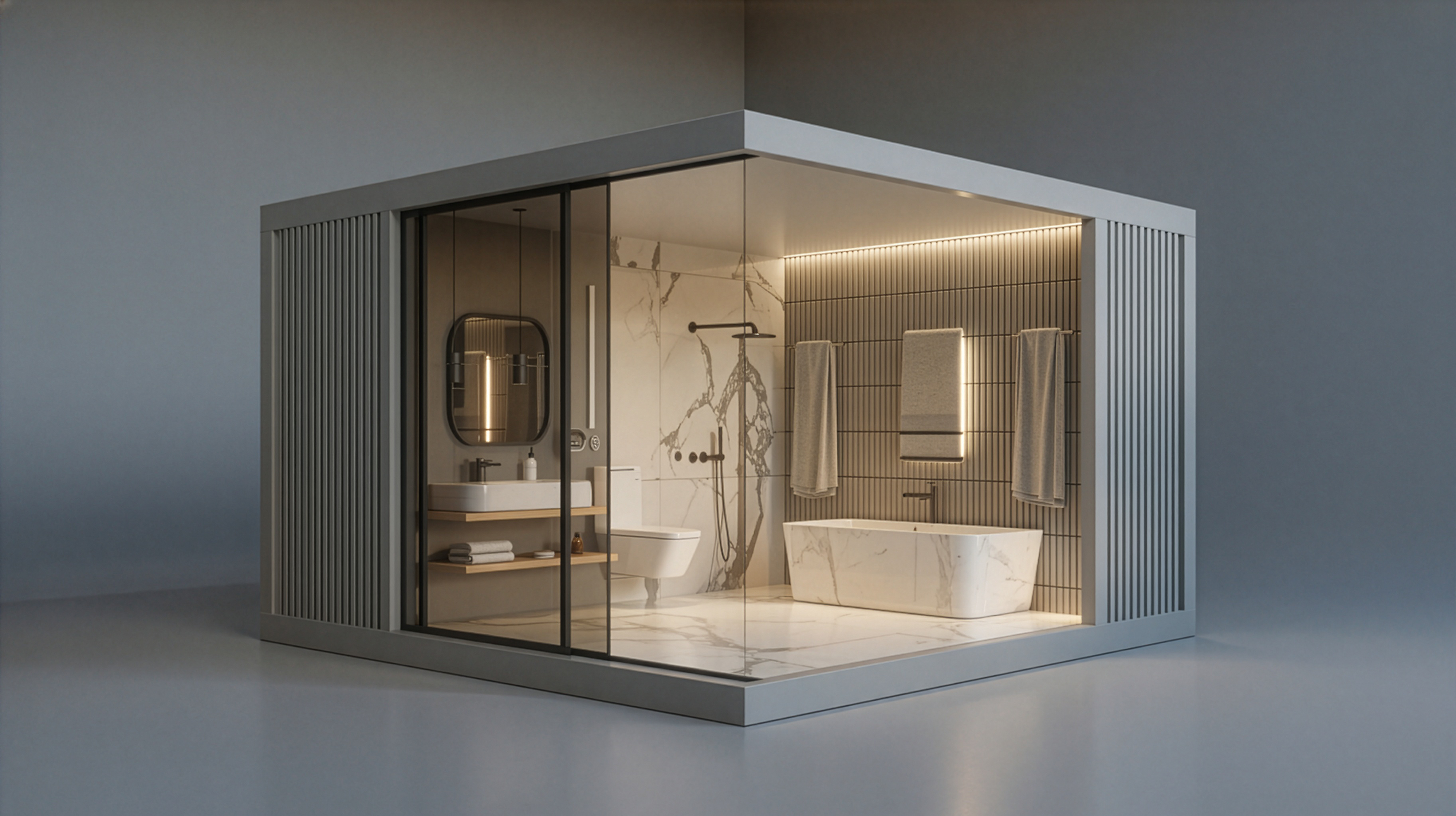 Bagni prefabbricato - Finiture sartoriali e design su misura - SDB Sarti di Bagni - Mantova